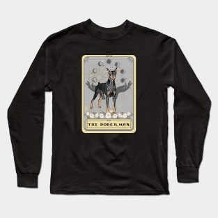 Doberman dog Tarot Card, Doberman lover Long Sleeve T-Shirt